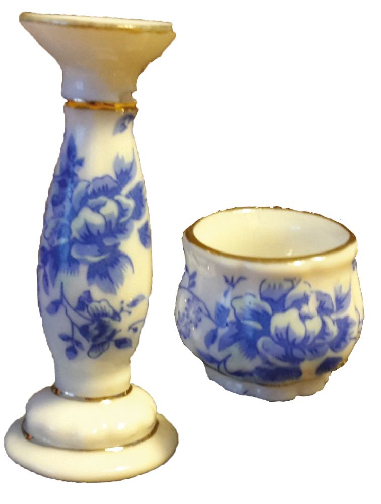 Miniaturenwelt Vase mit Blumentopf